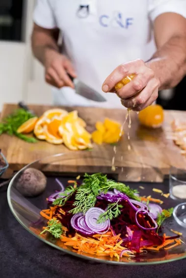 Cook&Fit mit Alex Fasanya - Audi BKK - Sebastian Schollmeyer