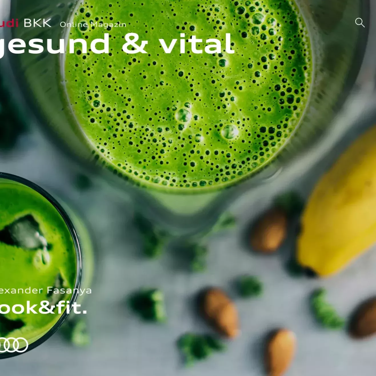 Cook&Fit mit Alex Fasanya - Audi BKK - Sebastian Schollmeyer