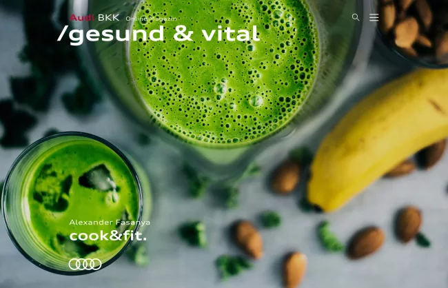 Cook&Fit mit Alex Fasanya - Audi BKK - Sebastian Schollmeyer