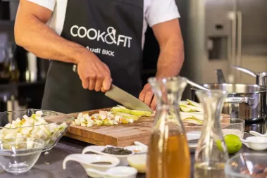 Vegan kochen für die Audi BKK - Sebastian Schollmeyer