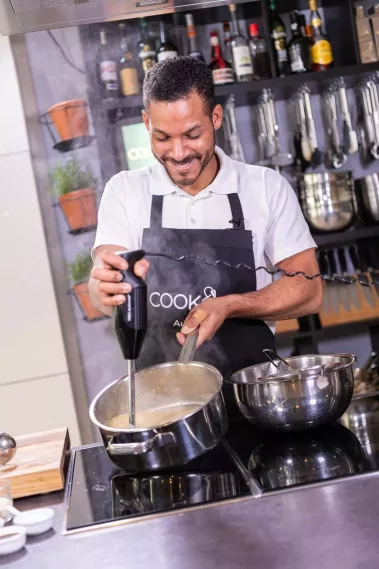 Vegan kochen für die Audi BKK - Sebastian Schollmeyer